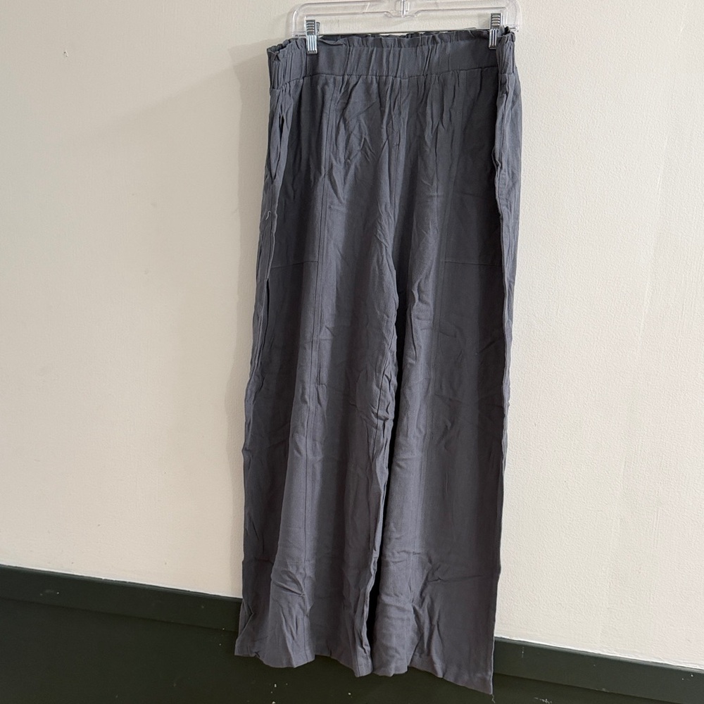 Women's Wide Leg Gray Pants